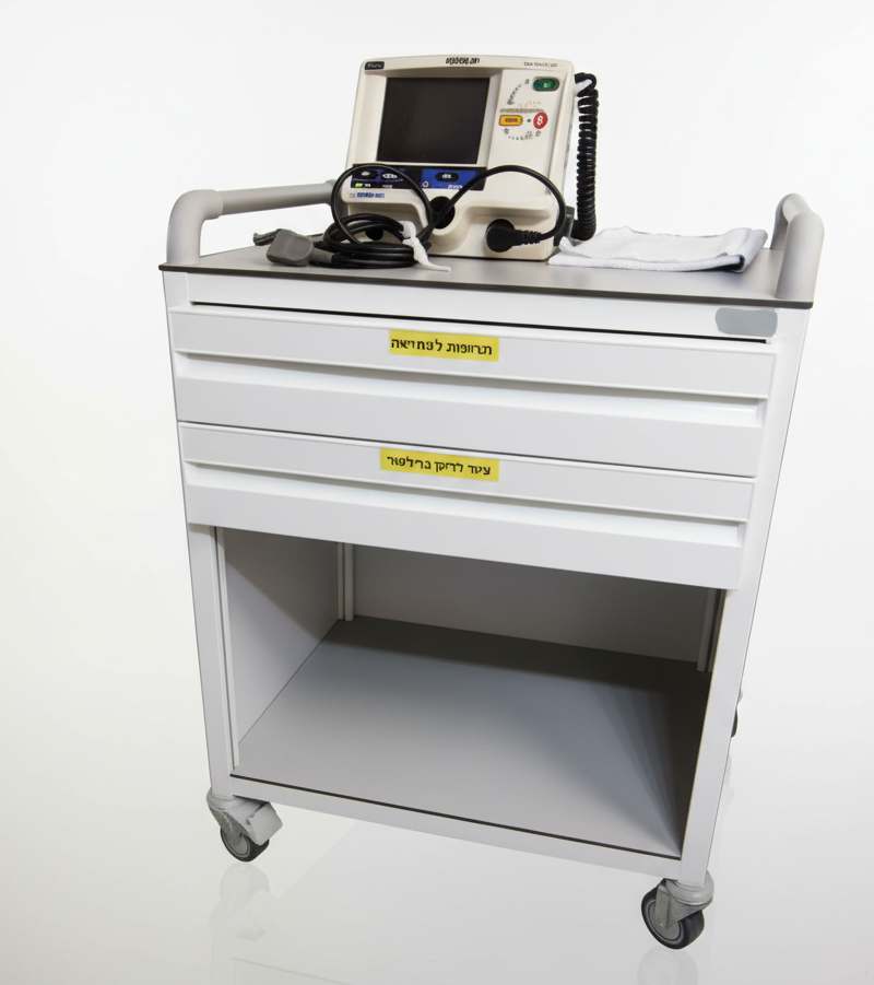 עגלת טיפול לרופא א.א.ג עגלת טיפולים מיוחדת לא.א.ג – תמונה 1